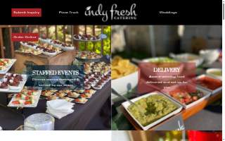 Indy Fresh Catering website