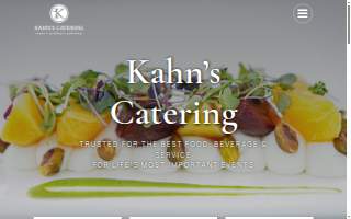 Kahn's Catering website