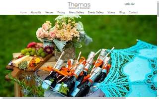 Thomas Caterers of Distinction website
