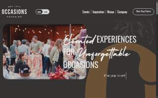 Occasions Catering of Denver website