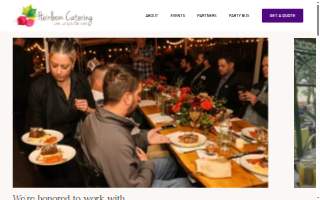 Heirloom Catering website