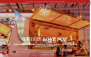 Love Pop website