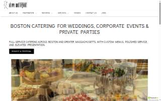 Above and Beyond Catering, Inc website