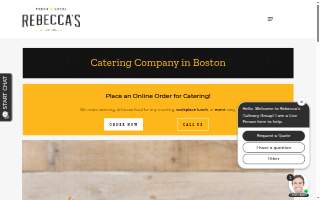 Rebecca's Culinary Group website