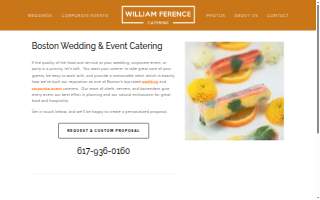 William Ference Catering website