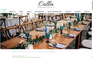 Calla Catering and Events LLC website