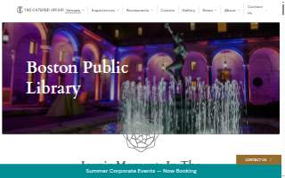 The Catered Affair at the Boston Public Library website