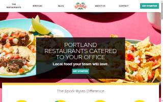 Spork Bytes - Catering Services Portland website