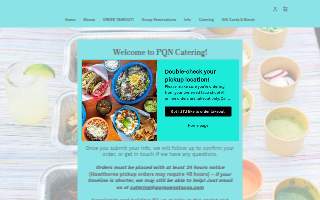 ¿Por Qué No? Catering website