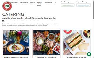 Elephants Catering & Events website