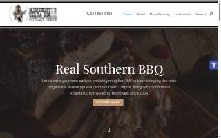 Mississippi Delta BBQ Catering website