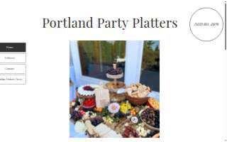 Portland Party Platters website