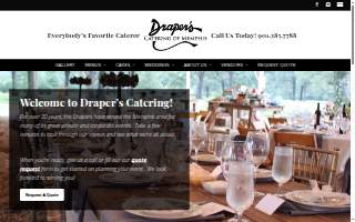 Draper's Catering of Memphis website