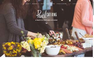 Pearl Catering website