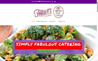 Simply Fabulous Catering website