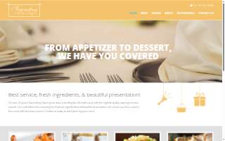 Fascinating Catering website