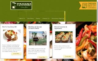 Panini Catering Memphis website