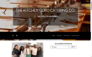 The Kitchen Guru Catering Co website