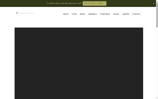 Crushed Ice Catering website