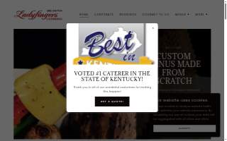 Ladyfingers Catering Inc. website