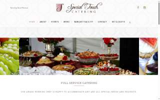 Special Touch Catering website