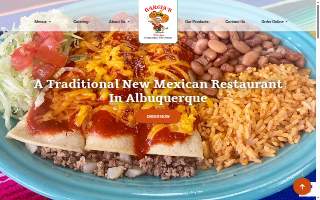 Garcias Kitchen Catering website
