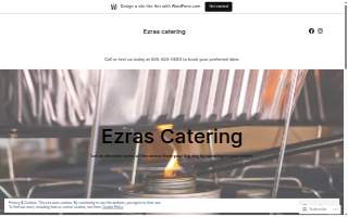 Ezra’s Catering website