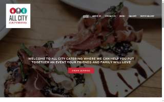 All City Catering website