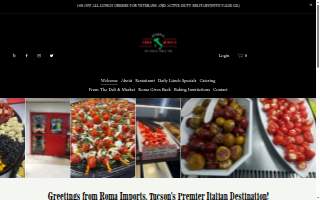 Roma Imports website