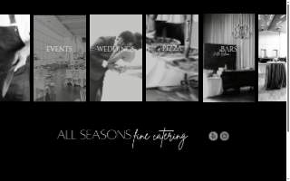 All Seasons Fine Catering & Events website