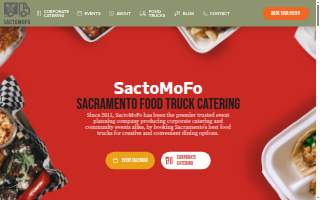 SactoMoFo Corporate Catering website
