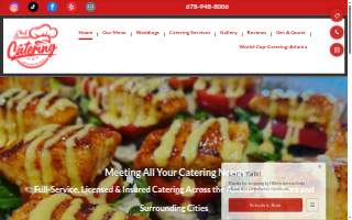 Chef Brown Catering of Atlanta website