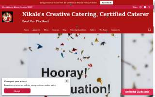 Nikale's Creative Catering, Certified Caterer website