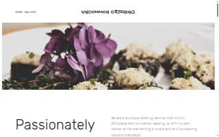 Uncommon Catering & Eatery website