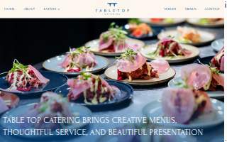 Table Top Catering website