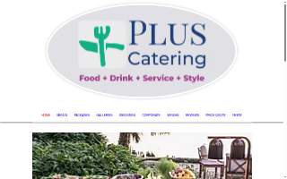 Plus Catering Orlando website