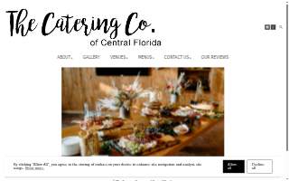 The Catering Company of Central FLorida website