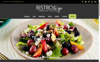 Bistro To Go Catering website