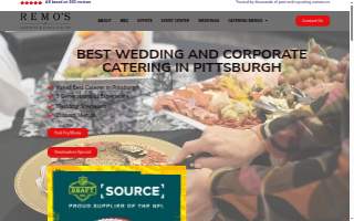 Remo's Catering website