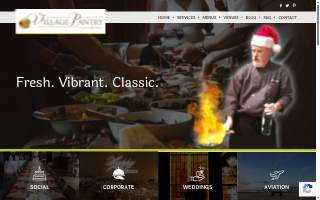 Village Pantry Catering website
