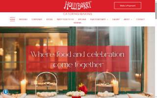 Hollyberry Catering of St. Louis website