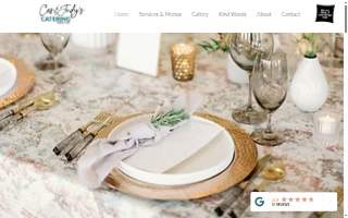 Ces & Judy's Catering website