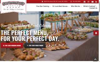 Championship Catering website