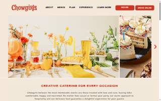 Chowgirls Catering website