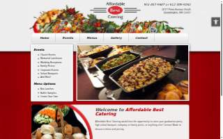 Affordable Best Catering of Minneapolis website