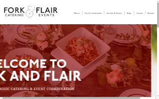 Fork & Flair Catering of Minneapolis website