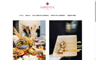 Surdyk's Catering website