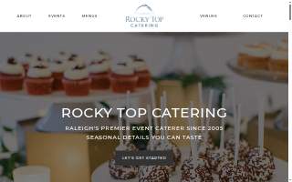 Rocky Top Catering website
