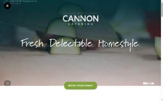 Cannon Catering website