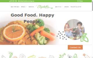 Elizabeth's Custom Catering website